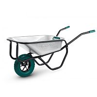 Тачка строит. 1кол 110л/260кг сталь 0,9мм 4.00-8 385мм полиур. Kraftool MAXDrive-1