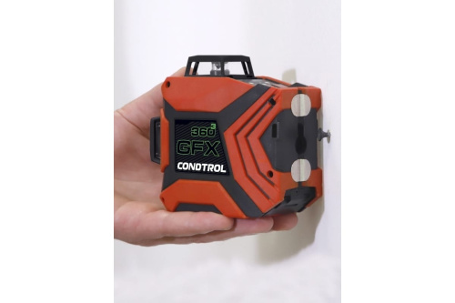 Нивелир лазерный CONDTROL GFX360-3  дальность 20/40м, точность ±0,3мм фото 6