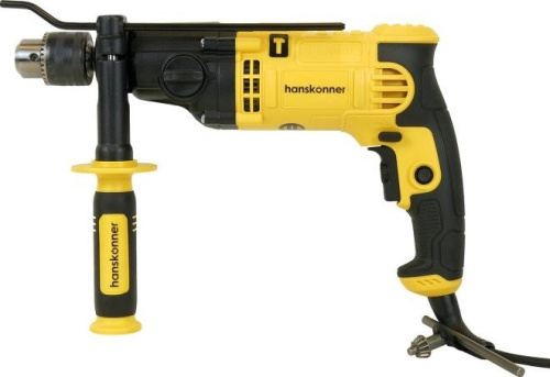 Дрель Hanskonner HID21100DS (1000Вт,1100-3000об/мин,13мм, реверс) фото 6
