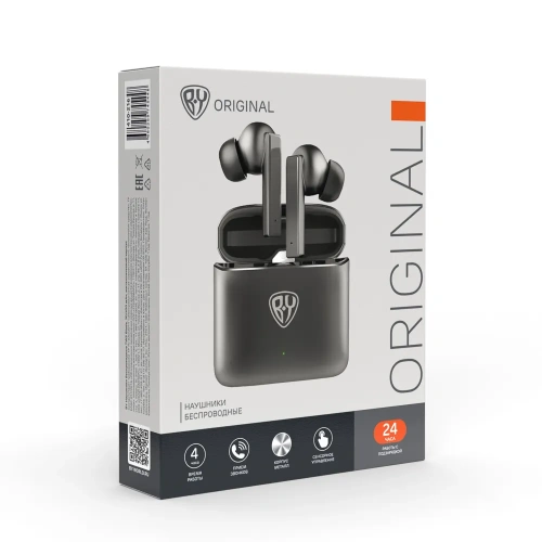 Наушники BY беспроводные TWS Blade 30/450мАч, метал корпус фото 3