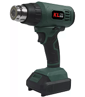 Фен технический KLPRO KLSH18-20 акк. (18В, 2*2Ач. 550град, 170л/мин. 3 насадки)