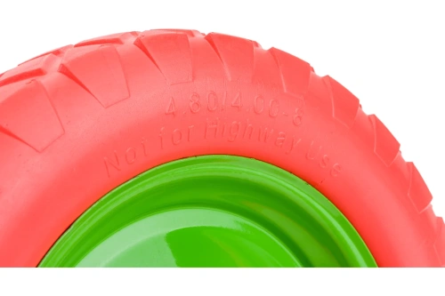 Колесо д/тачки 4.00-8/4.80 d=20 ось 90мм СибрТех полиуретан фото 2