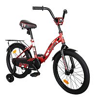 Велосипед 18" Slider добав. колеса детский красн/черный