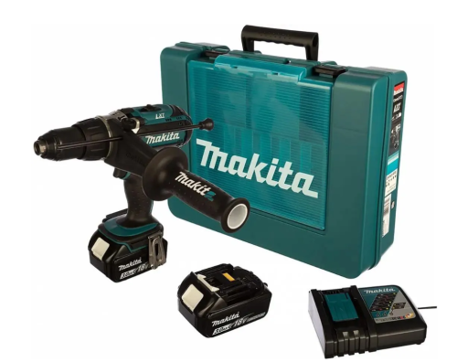 Шуруповерт Makita DHP451RFE уд. (18В,80/40Нм,3Ач,2ск,2акк,Li-on,з/у,кейс) фото 5