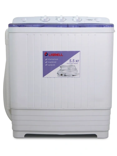 Машина стиральная LIGRELL LWM-55P 5,5кг, пластик крышка Машина стиральная LIGRELL LWM-55P 5,5кг, пластик крышка