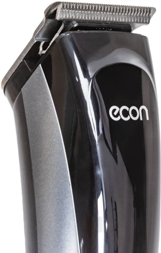 Машинка д/стрижки волос Econ ECO-BC02R (сетев./акк. 4 насадки, нерж. индик.заряда) фото 3