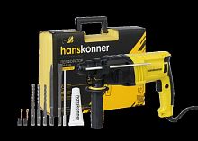 Перфоратор Hanskonner HRH0822RE (600Вт,2,2Дж,5500 уд/мин.,3реж,SDS-plus)