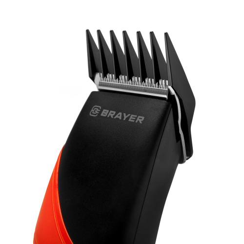 Машинка д/стрижки волос BRAYER BR-3433 (сеть 4нас,нерж.) фото 12