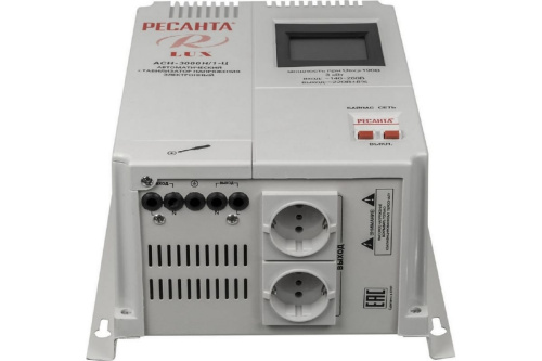 Стабилизатор напр. Ресанта АСН-3000 Н/1-Ц Lux (настенный) фото 6