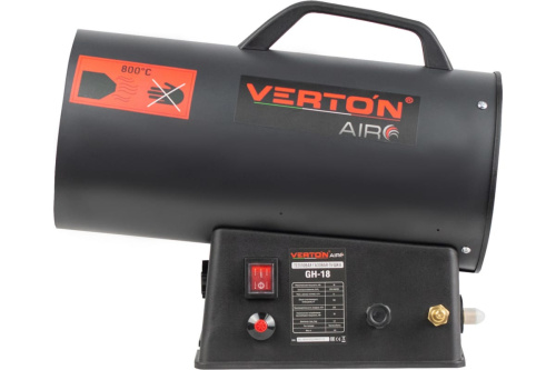 Пушка газ. 18кВт Verton Air GH-18 (400куб.м/ч, 220В, 1,1кг/ч, шланг 1,5м) фото 11