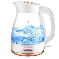 Чайник BRAYER BR-1029 2200Вт 1,7л стекло (автоотключ)