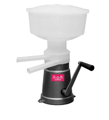 Сепаратор-сливкоотделитель ручной  Мастерица, 50л/ч, алюм. корпус, чаша 5,5л пласт.