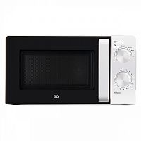 СВЧ печь BQ MWO-20004SM/W 700Вт 20л, 6реж, мех.упр. белая/черная