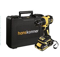 Шуруповерт Hanskonner HCD2065C (18В, 60Нм,2*2Ач,1650об/мин,бесщ.)