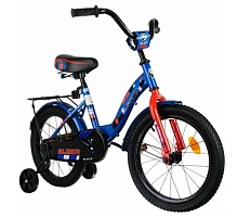 Велосипед 20" Slider добав. колеса детский черн/красн/синий