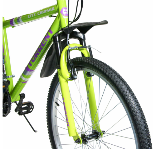Велосипед 26" Torrent City Cruiser 18ск внедор, сталь салатовый фото 2