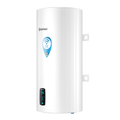 Водонагреватель 50л THERMEX Lima 50 V 2кВт, нерж.бак вертик круглый, сухой тэн, эл упр, Wi-Fi фото 2