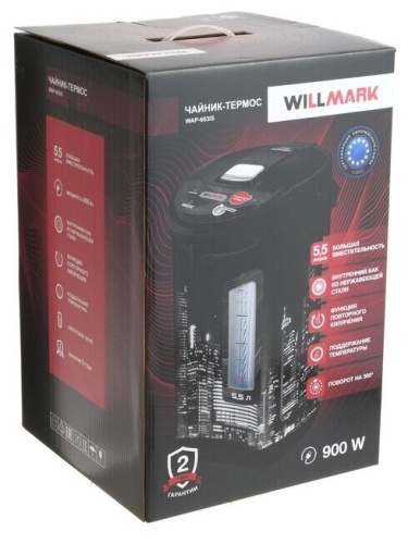Чайник-термос WILLMARK WAP-603IS 5,5л 900Вт фото 5