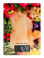 Весы кухон. GALAXY GL2817 электрон. 8кг. стекло