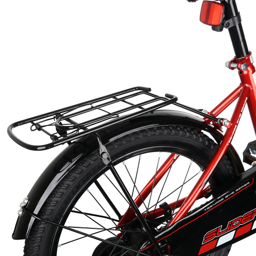 Велосипед 18" Slider добав. колеса детский красн/черный фото 6