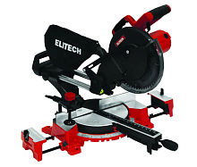 Пила торцовочная ELITECH ПТ 1825К (4800об/мин, диск d 255мм, 1800Вт) лыжи