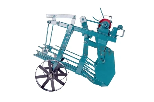 Картофелекопалка ККМ-1 грохотная (глуб 20см, захв 37см) к МБ Каскад, Нева 40кг. металл.колесо, зелен фото 2