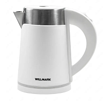 Чайник WILLMARK WEK-1008PS 0,8л 100Вт пластик белый