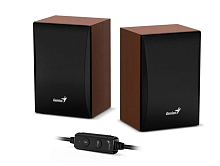 Колонки комп. 2.0 Genius SP-HF380BT, 2х1.5Вт, USB, дерево
