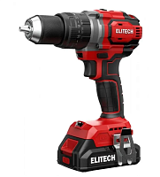 Шуруповерт Elitech ДА 20УБЛ2 (20В,70Нм,2*2Ач,2акк Li-ion)