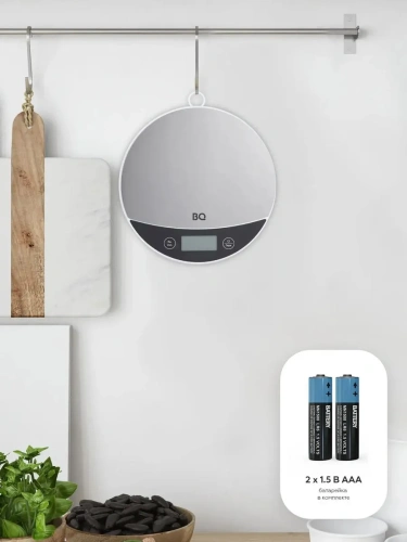 Весы кухон. BQ KS1002 электрон. 5кг. нерж.сталь фото 2