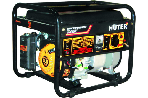 Генератор бенз. HUTER DY2500L  (2/2,2кВт, 220В, бак 12л, 4-тактн, 76дБ) фото 7