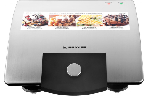 Вафельница BRAYER BR-2300 750Вт бельгийские вафли, антиприг.покрытие фото 2