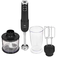 Блендер BQ HB600S погружной (600Вт, 2 скор.блендер, миксер, измельчит. беспроводной)