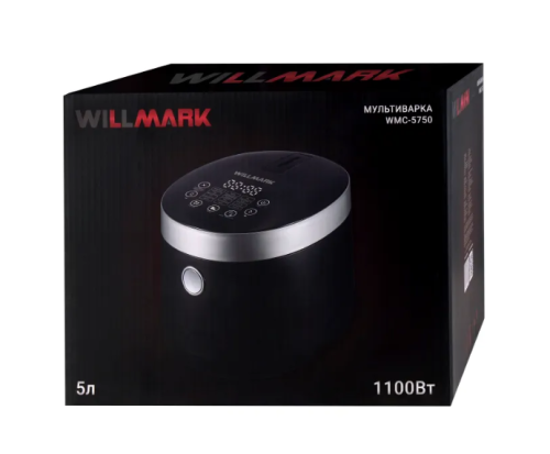 Мультиварка WILLMARK WMC-5750 (12 режимов, 1100 Вт, 5л, Led-диспл.) фото 6