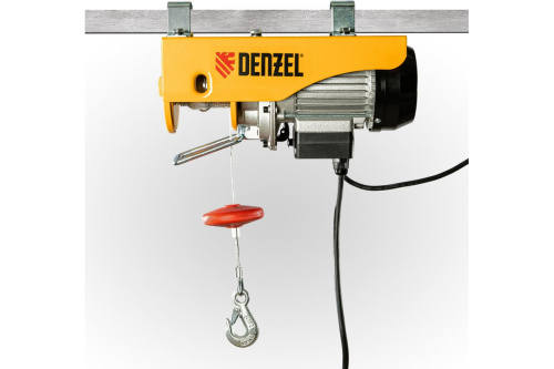 Тельфер электрический Denzel  TF-250 0,25т 500Вт, 12м 10м/мин фото 2