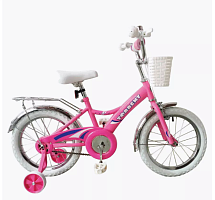 Велосипед 16" Torrent Cristal добав. колеса детский розовый