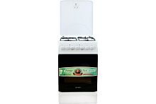 Плита электрогазовая WILLMARK CS-5634 3*1, белая, таймер, поджиг
